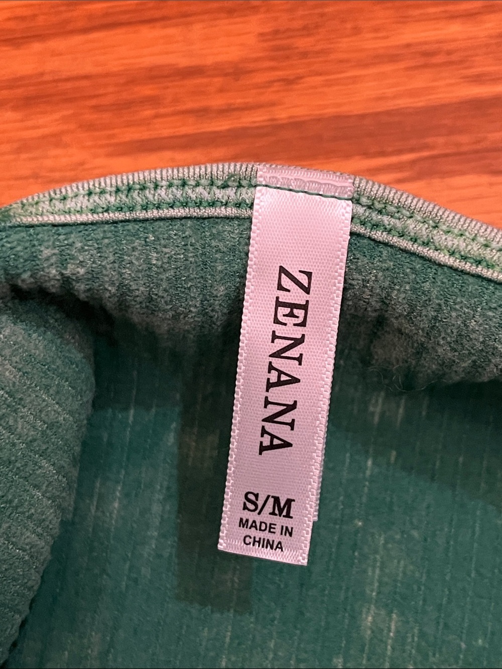 New in bag Zenana Padded Brami in Dark Green - Picture 5 of 7